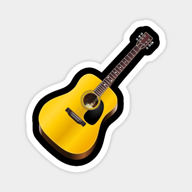 guitar Magnet by magamarcas