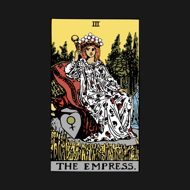 Empress Tarot Card Rider Waite by Sunburst