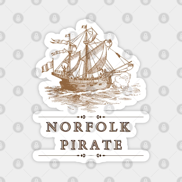 Norfolk Pirate Magnet by MyriadNorfolk