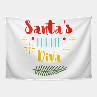 Santa's Diva Tapestry