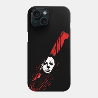 Hell-O-Ween Myers knife Phone Case