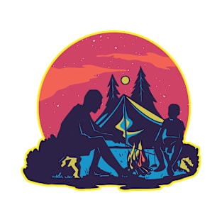 Cool Family Camping T-Shirt