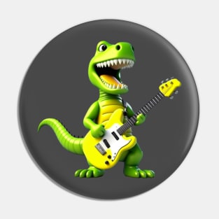 Dino Rocker Pin