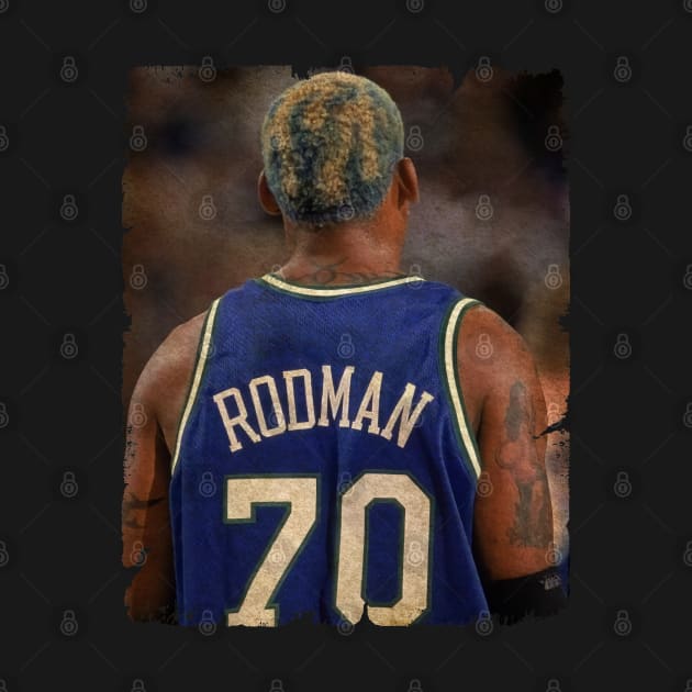 Rodman New Hairstyle Blue by MJ23STORE