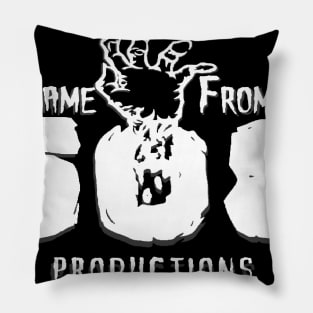 It Came From The 508 Logo (Black & White) Pillow