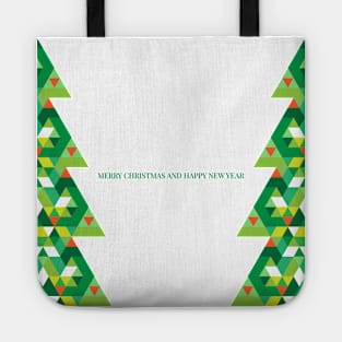 Modern Christmas Illustration Tote