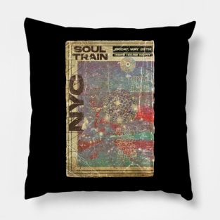 POSTER TOUR - SOUL TRAIN NYC Pillow