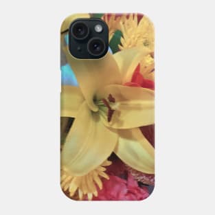 Cream Colored Lillies - Autumn Bouquet - Flowers Phone Case