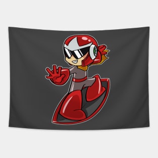 Shield Surfing Protoman Tapestry