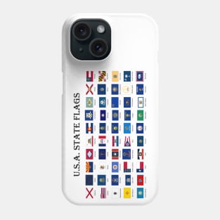United States of America State flags Phone Case