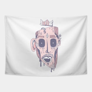 Npink Strange King Juan Tapestry