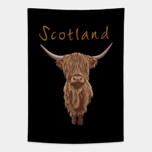 Scottish Cow Tapestry