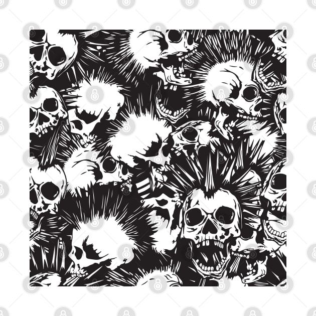 Halloween skulls by So Red The Poppy