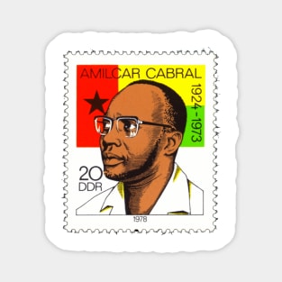 Amílcar Cabral-3 DDR Stamp Magnet