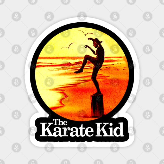 Retro Karate Kid Magnet by BLACKLEAF