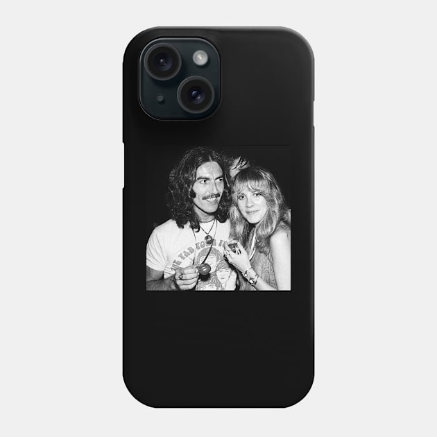 George Harrison and Stevie Nicks, 1978. Phone Case by Hand of Lord