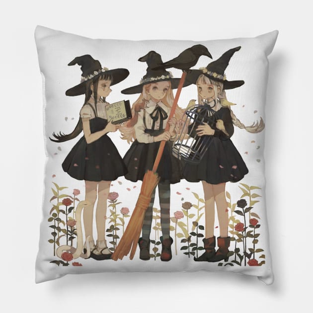 Witches Pillow by rt0no