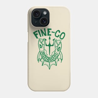 2 Headed Fine-Co logo green Phone Case