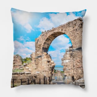 Antalya Side, Turkey Pillow