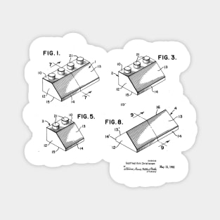 Legofan Gift Lego Patent Art 1962 Magnet