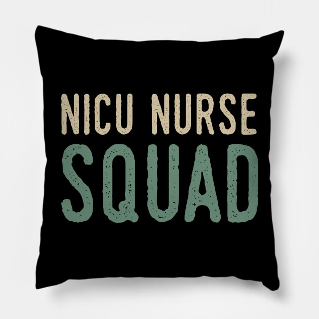 Nicu Nurse Squad Pillow by Tesszero