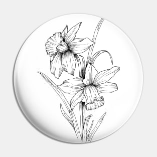 Daffodil Pin