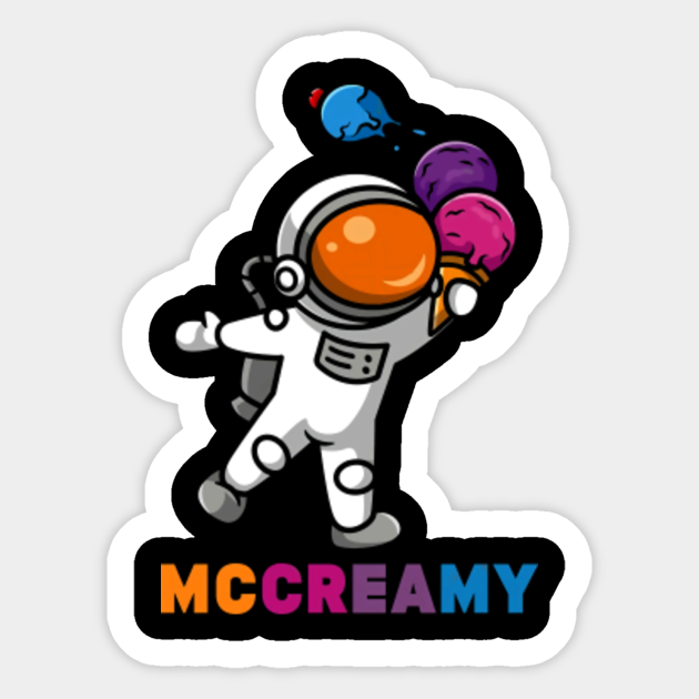 McCreamy Astronaut - Youtuber - Sticker