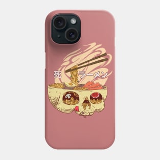 ramen skull Phone Case