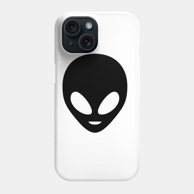 Alien Face Phone Case by linesdesigns