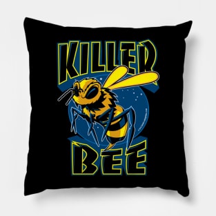 Killer Bee Cartoon Pillow