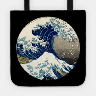 Legendary Great Wave off KANAGAWA abstract style retouched artwork Tote