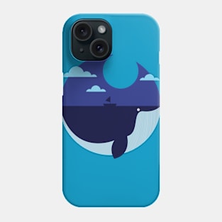 Whale shirt design Phone Case