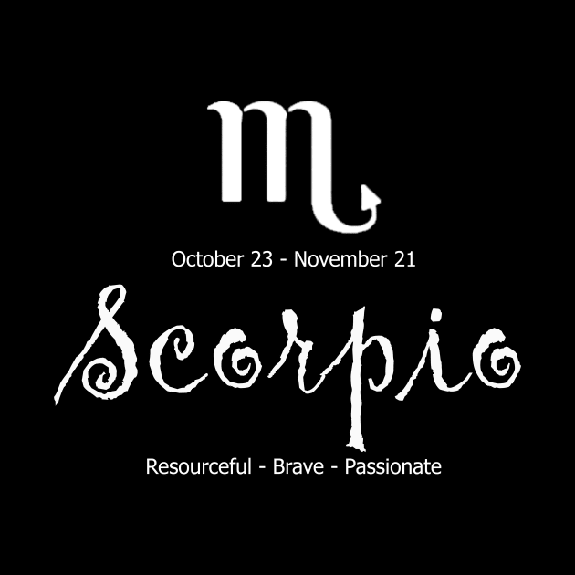 Scorpio astrological sign design by halazidan