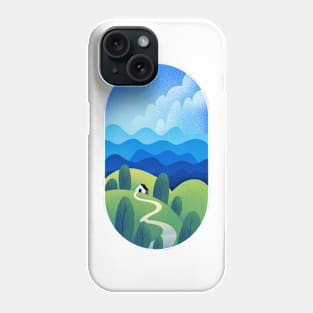 House in the hills Phone Case