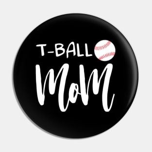 T-Ball Mom Ball Pin