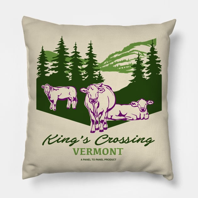 King's Crossing, Vermont: Home of the Skrulls Pillow by Newpanel2