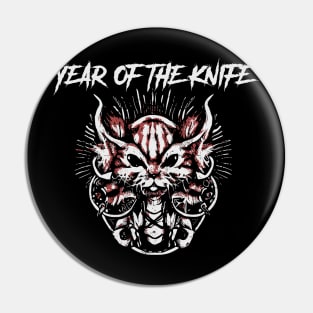 year of the knife and the dark fox Pin