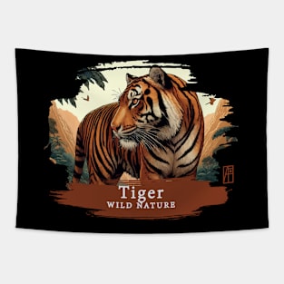 Tiger- WILD NATURE - TIGER-7 Tapestry