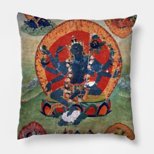 Green Tara Tibetan Buddhist Religious Art Pillow