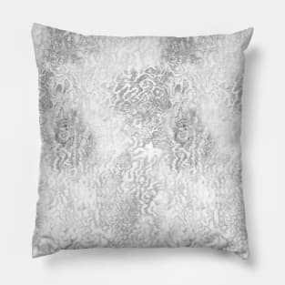 Light Gray Abstract Texture Pillow