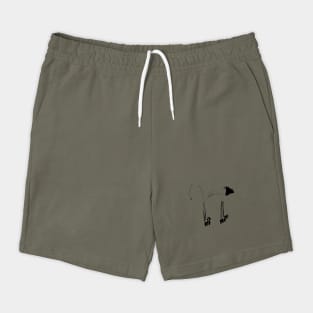 Cat Skeleton Shorts