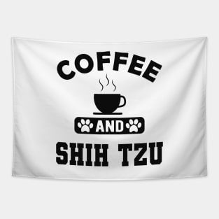 Shih Tzu Dog - Coffee and shih tzu Tapestry