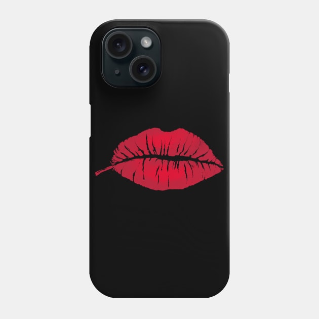 Leaf Lips Phone Case by carbine