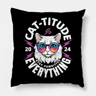 Cat-titude Pillow