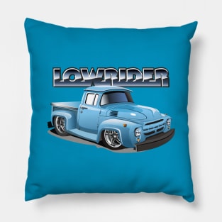 Cartoon lowrider pickup Pillow