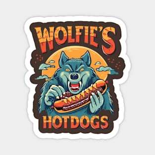 Wolfie's Hotdogs Magnet