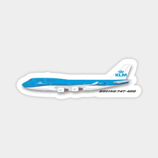 KLM Airlines Boeing 747 400 Magnet