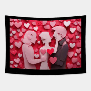 Valentine's Day Art Tapestry