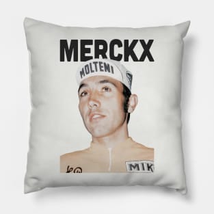 Eddy Merckx ------ Retro Aesthetic Pillow