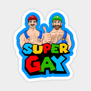 Super Gay Brothers Magnet